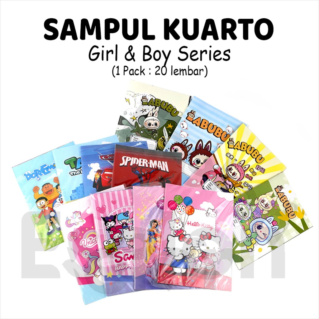 

Sampul / 20lbr Sampul art paper FANCY / Sampul buku KWARTO / Sampul ART PAPER FANCY Karakter