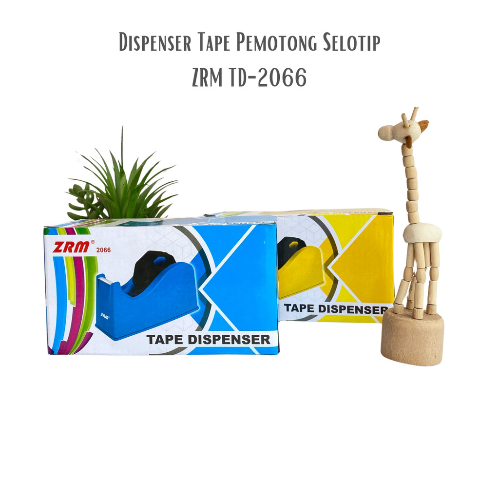 

[ATK88] Tape Cutter / Dispenser ZRM TD-2066 Pemotong Selotip