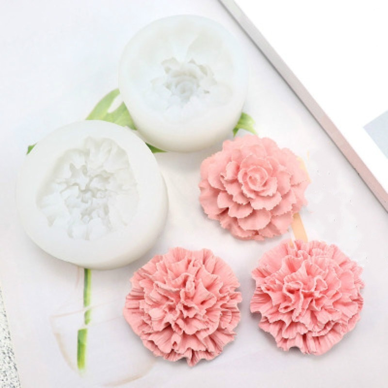 

3D Flower Silicone Mold Homemade Soap Candle Molds Chocolate Cake Decorating Moulds DIY Tools