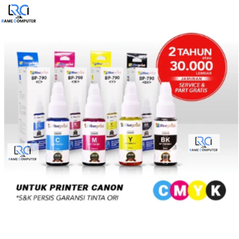 BLUEPRINT 790 Tinta Canon  Refill For Printer Canon G1010 G2010 G2020 70ml - Varian Warna