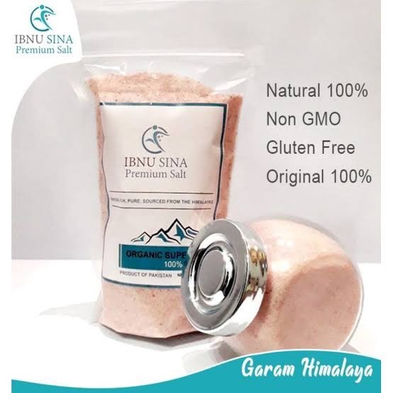 

Terlaris(ASLI) garam himalaya ibnu sina 500gr/himalayan pink salt ibnu sinaPromo