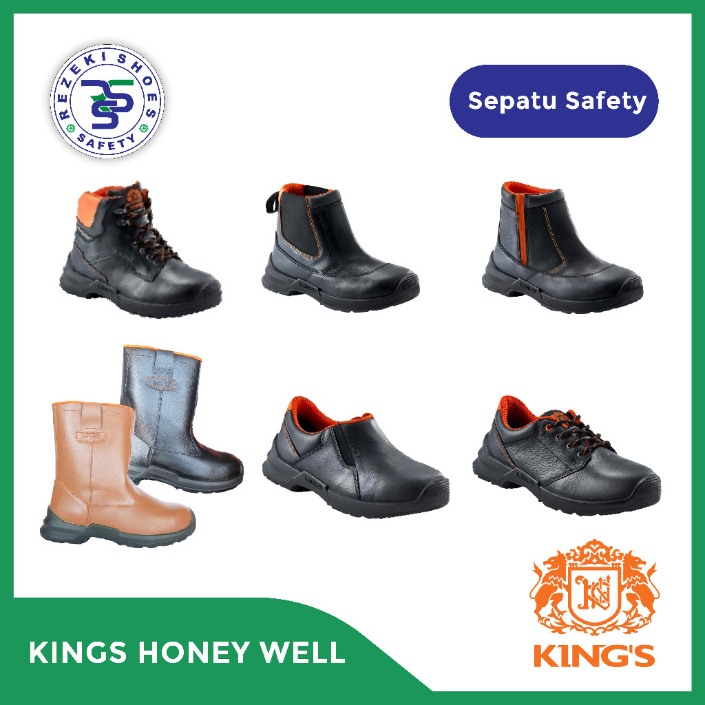 [PREMIUM ORIGINAL] Sepatu Safety KING Kings KWD 206 301 207 205 Original Safety Shoes King’s KWD 205