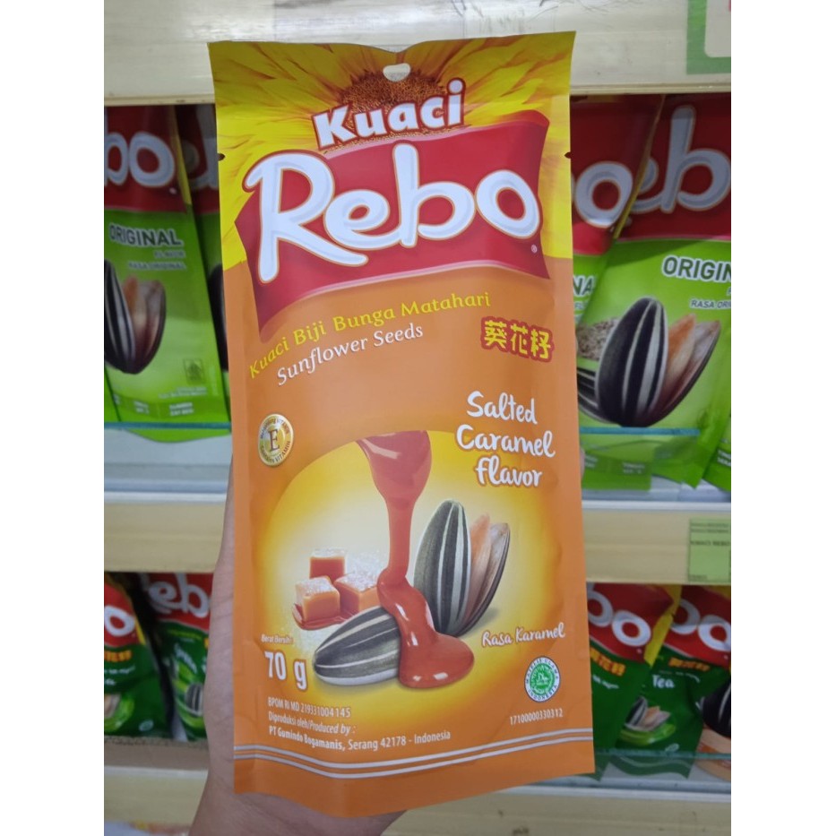 

Kuaci Rebo Caramel 70gram