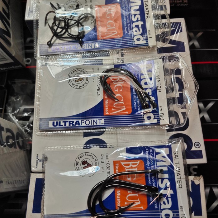 mata pancing kail mustad big gun 10829npbln kail jigging hook