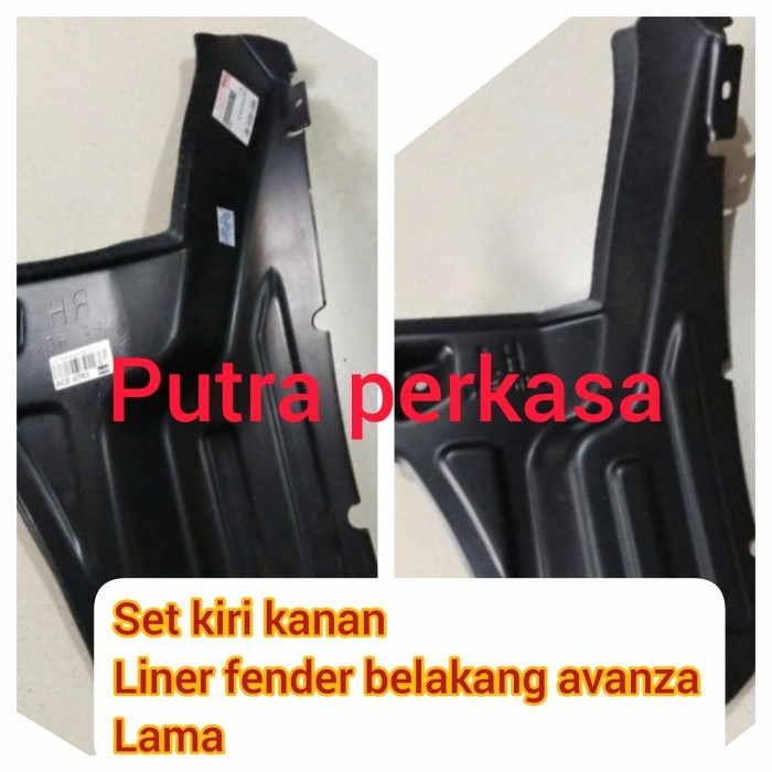 liner fender SET belakang avanza lama vvti set kanan kiri