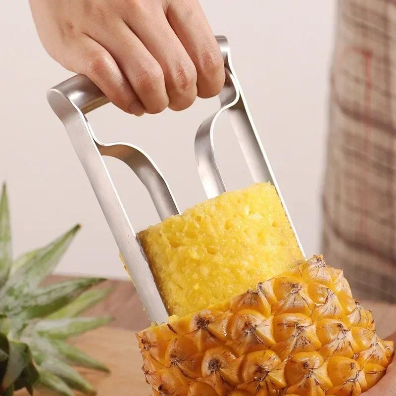 

1PC Pineapple Knife Peeler Pineapple Peeler Household Stainless Steel Fruit Peeler Eye Cutting Pineapple Tool Kitchen Gadgets