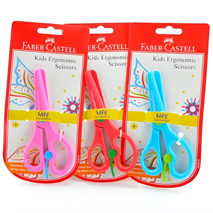 

Faber Castell Kids Ergonomic Scissors / Gunting Anak Plastik Faber Castell