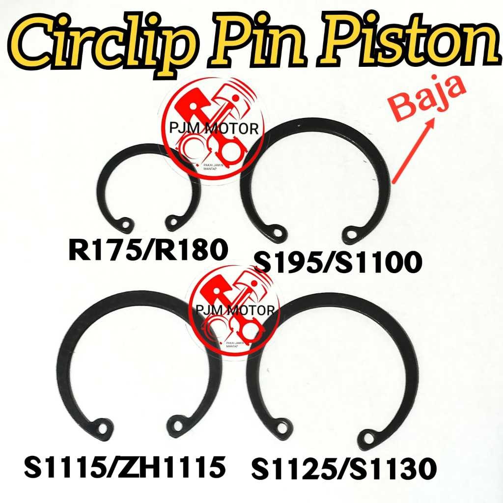 

Snap Ring Cirklip Pen piston KEP PIN PISTON Mesin Diesel Dongfeng R175 R180 kep pen piston 6pk 7pk 8pk amplas