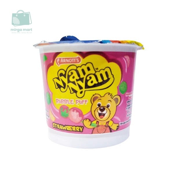 

NYAM NYAM BUBBLE PUFF STRAWBERRY 18 GR