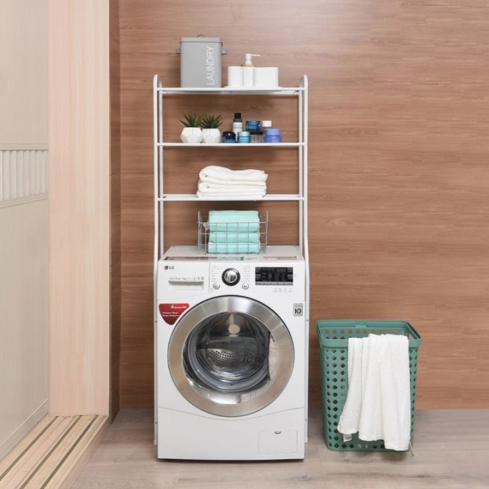 INFORMA - Rak Mesin Cuci 3 Tingkat Besi Serbaguna