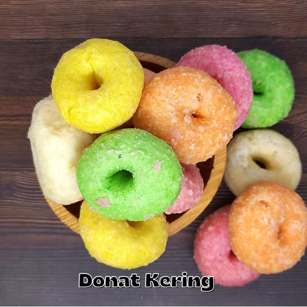 

DISKON kue donat kering jajan donat kering donat mini kering donat gula kering
