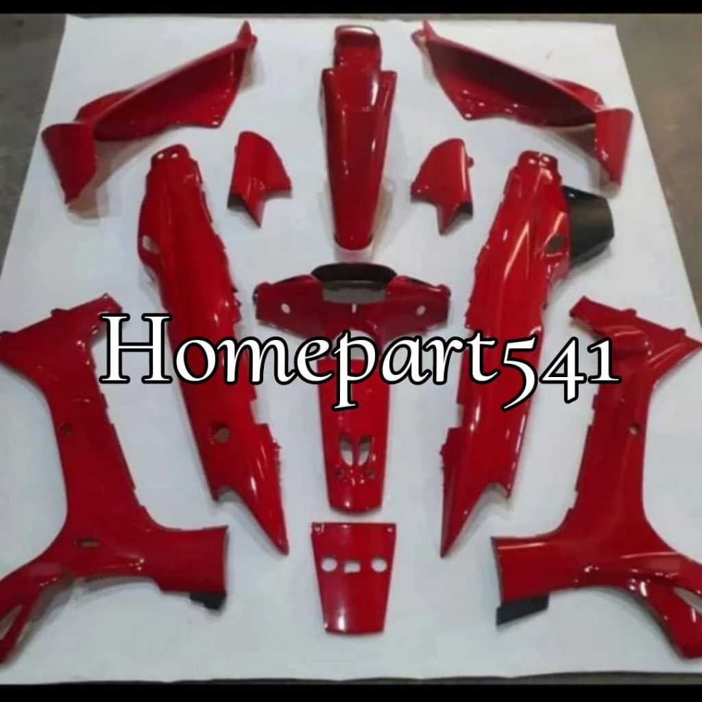 PROMO FULL SET BODY HALUS YAMAHA FIZ R FIZR POLOS WARNA MERAH