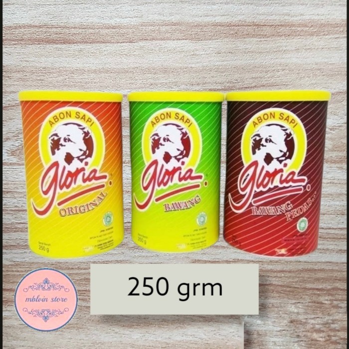 

PROMO!Abon Sapi Gloria 250 g - bawang pedasREADY