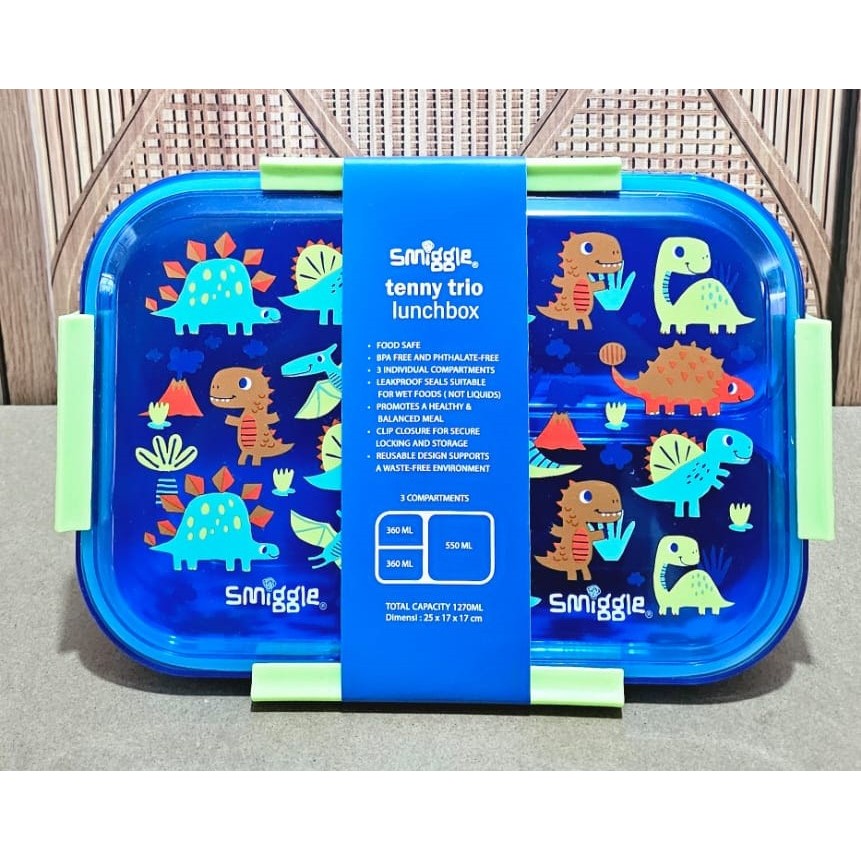 KOTAK MAKAN SMIGGLE DINO