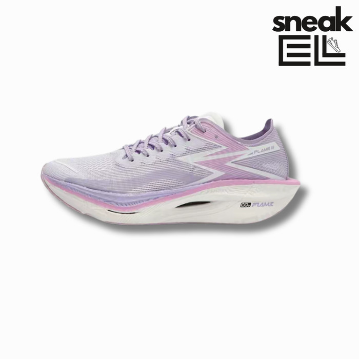 361° Flame 3 Purple Original Sepatu Running Pria Wanita/Running Shoes 672412207-11