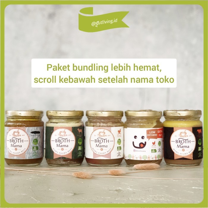 

[[PROMO]] Bone Broth Meat Stock Kaldu Brothmama MPASI Gut Healing Broth Mama - Beef Broth