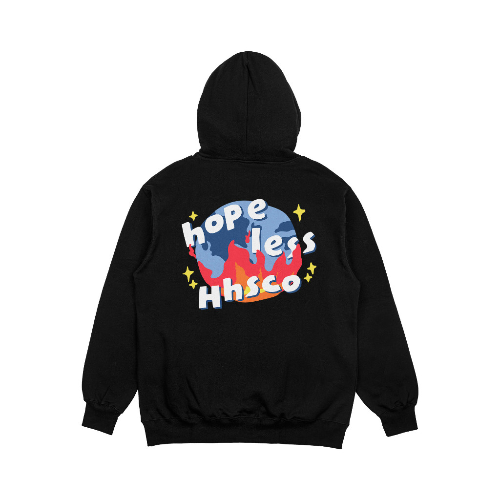 HHSCO - Hoodie Pria  Black Hopeless