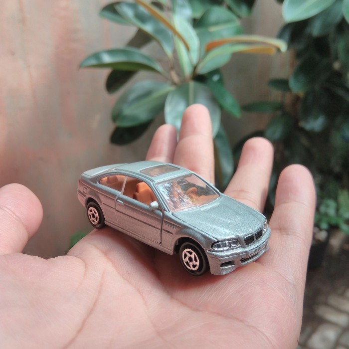 Majorette BMW M3 Loose Silver Miniatur Mainan Diecast