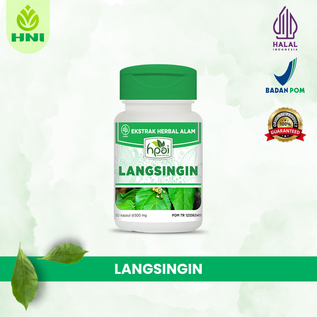 

LANGSINGIN - menurunkan berat badan akibat kelebihan lemak, meluruhkan lemak - HNI BPOM
