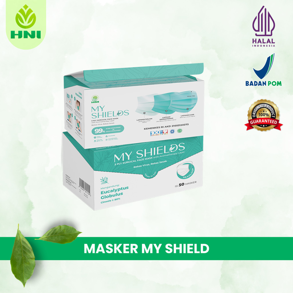 

My Shields HNI Masker pertama ada Aromatherapy - Masker Original HNI HPAI