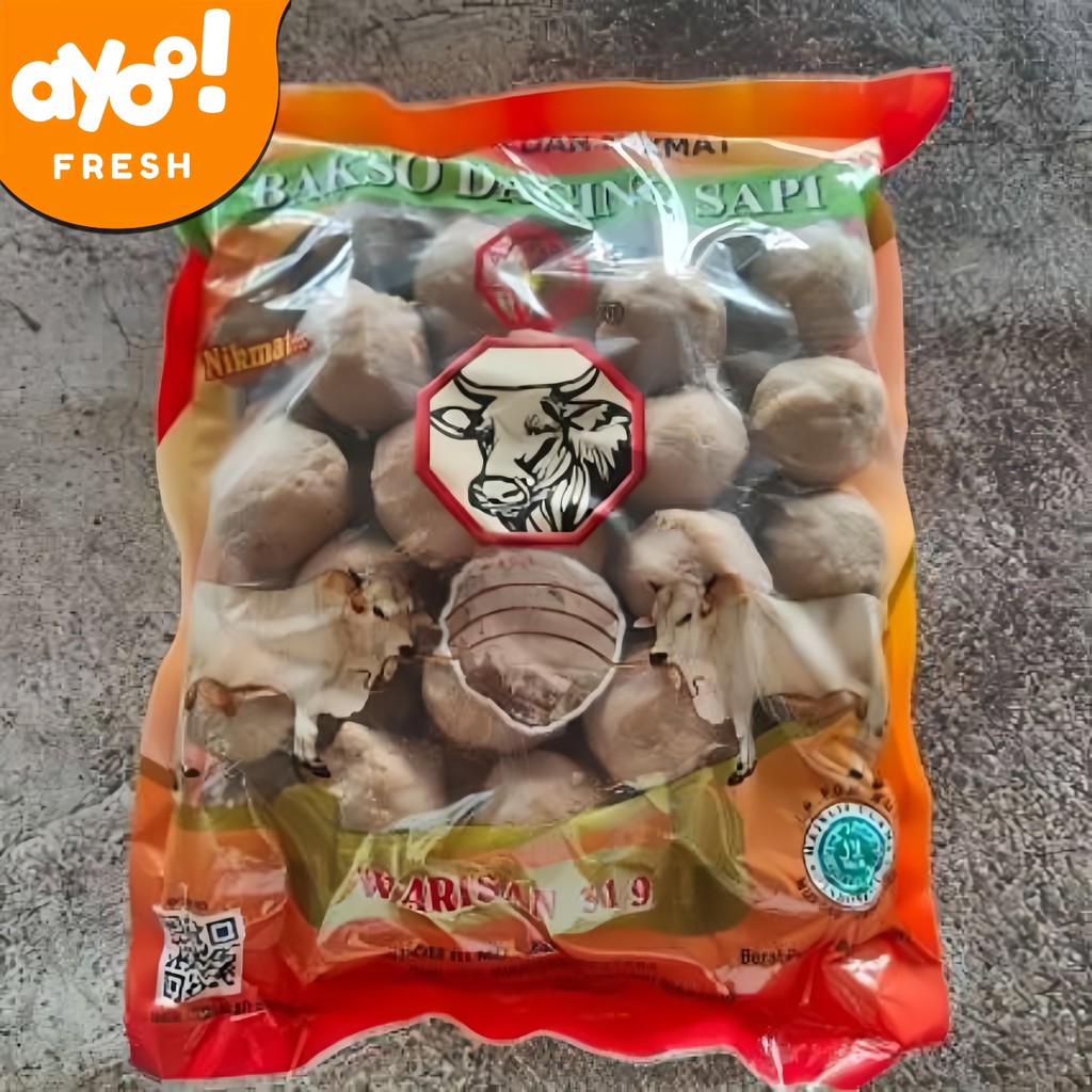 

Ay00! Bakso Warisan Urat 600gr Isi 50 Pcs
