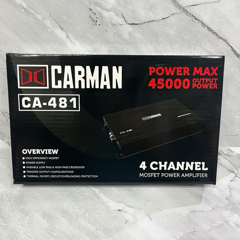 ABOLAILSHOP  Power Carman 4channel power amplifier