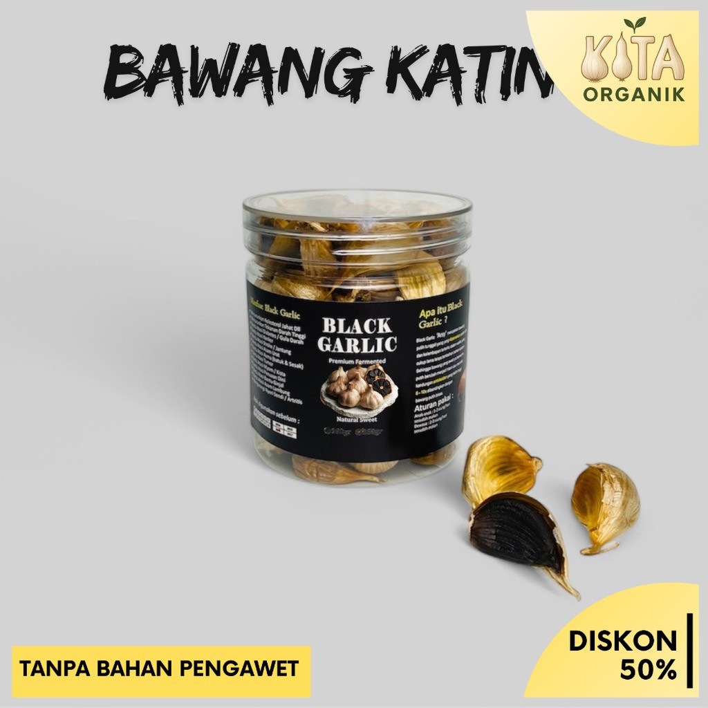 

Bawang Hitam Kating Arsy Varian / Black Garlic Kating