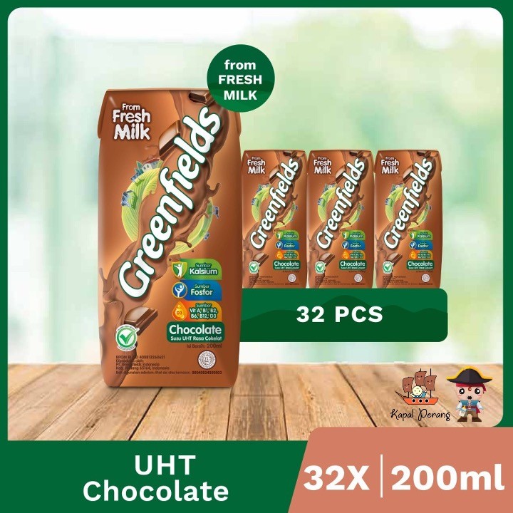 

RB Greenfields UHT Chocolate 200ml x 32 Pcs (1 Karton)