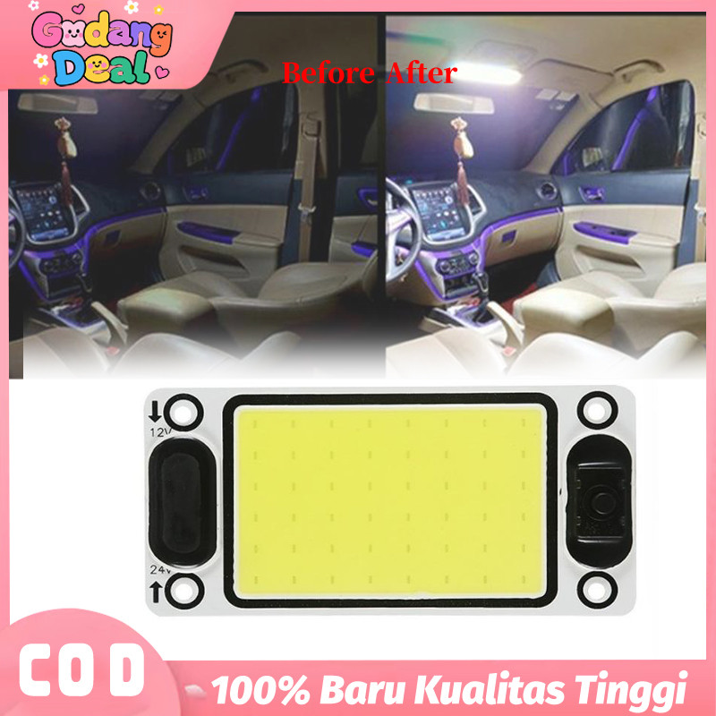 Lampu Plafon Mobil Led Super Terang Lampu Kabin Led Mobil Universal Bohlam Plafon Mobil