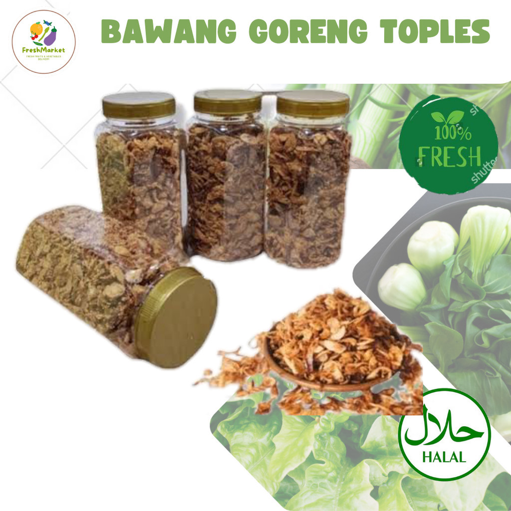 

Bawang Goreng BRAMBANG-Toples Sayurinstant