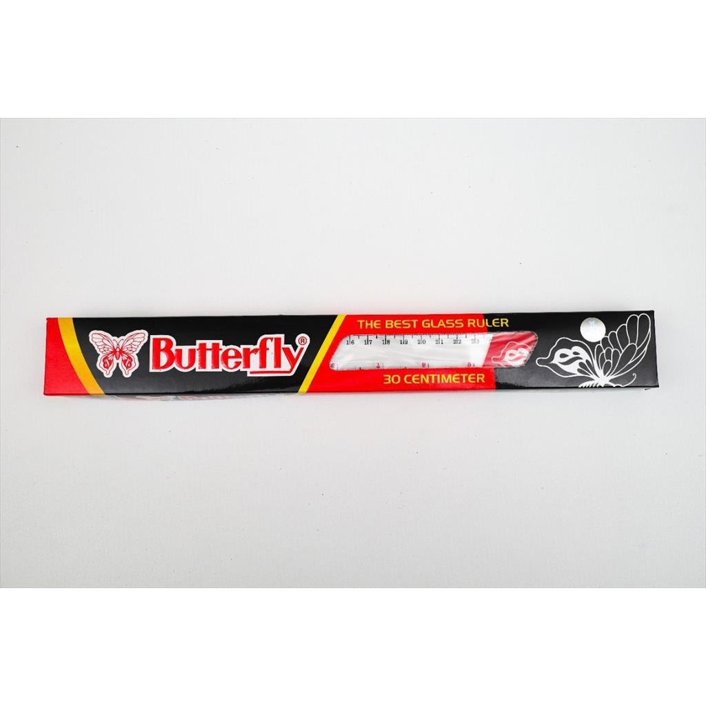 

Penggaris Butterfly 30cm (12Pcs)