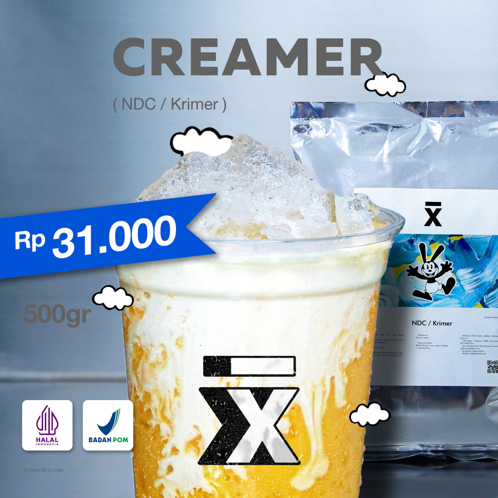 

X Powder - Bubuk Krimer NDC 500gr