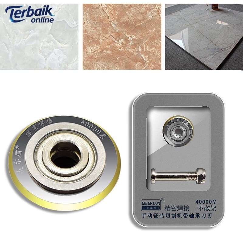 Mata Tile Cutter Blade Pisau Potong Keramik Granit Dorong + Bearing - Tile Cutter Wheel - Mata Pisau
