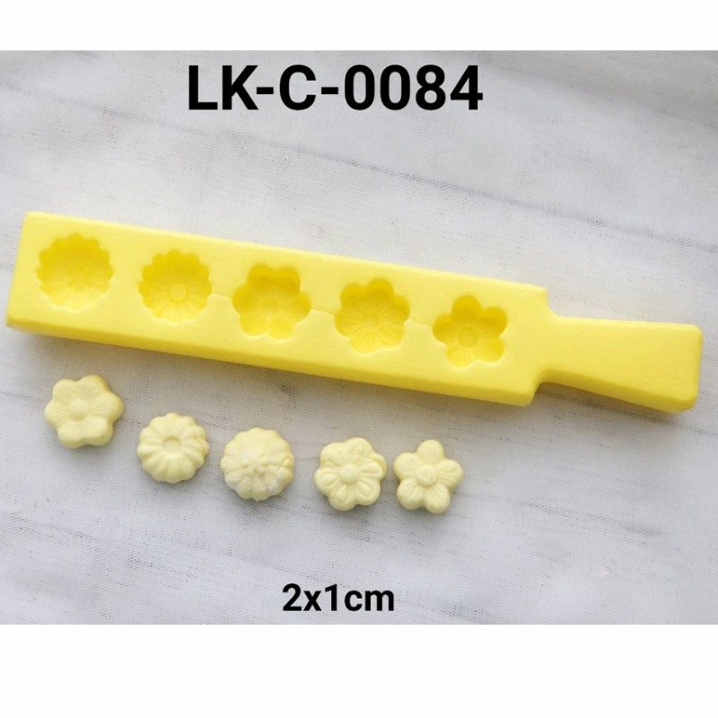 Cetakan Thok Kue Nastar Bangkit Bentuk Bunga Mix