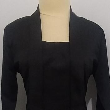 

Kebaya Kutu Baru Polos (Balotelli) Lengan Panjang - Merah, M