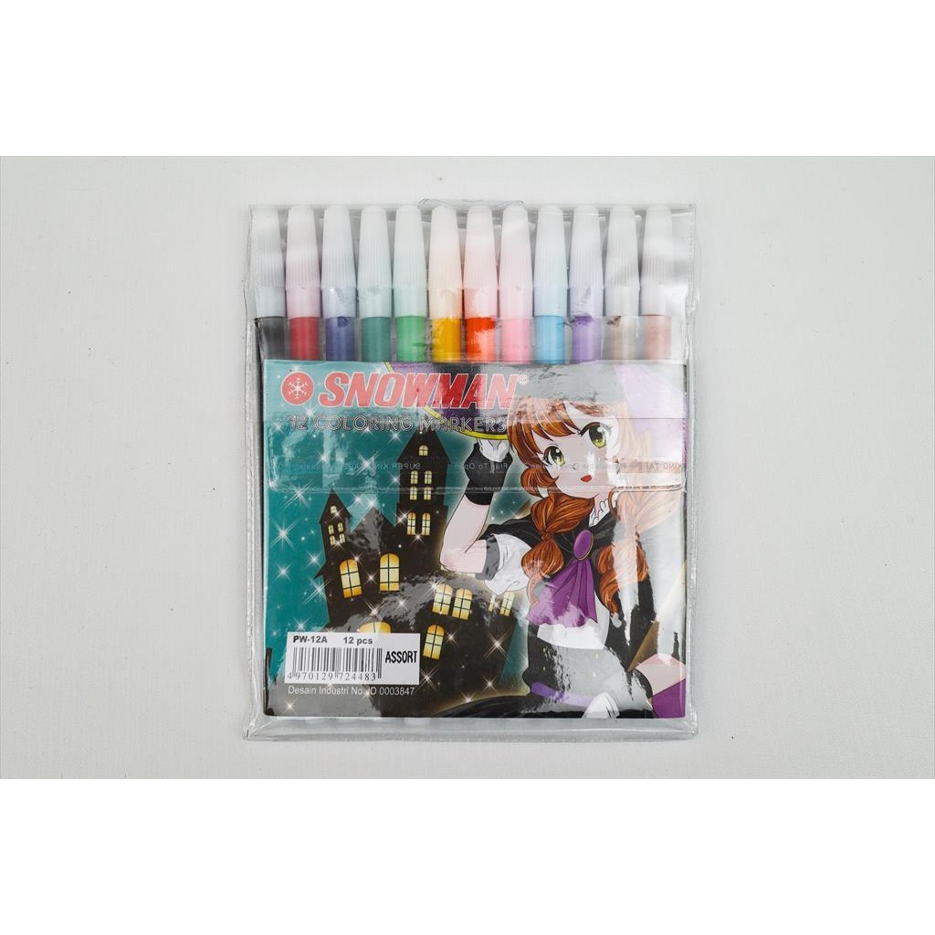 

[PAM]Spidol 12warna Snowman (12warn a)