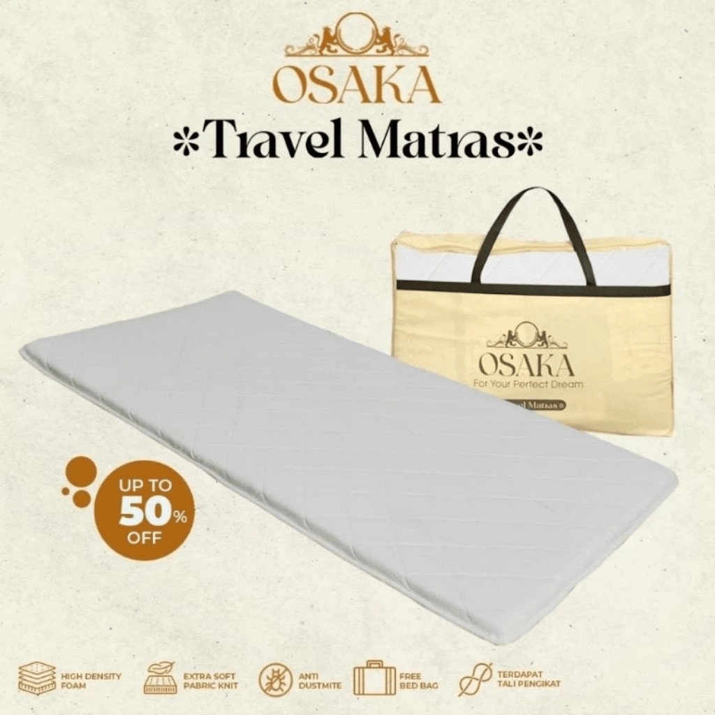 [ FREE TAS ] KASUR LANTAI OSAKA/ TRAVEL MATRAS