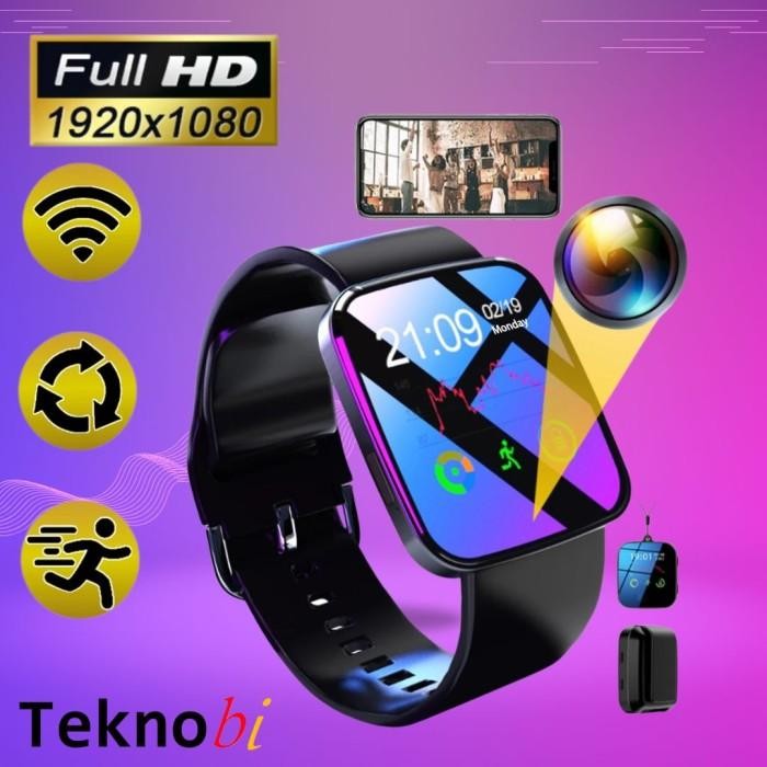 Teknobi Spy Jam Tangan Kamera Video Recorder WIFI Camera Mini Smart Portable