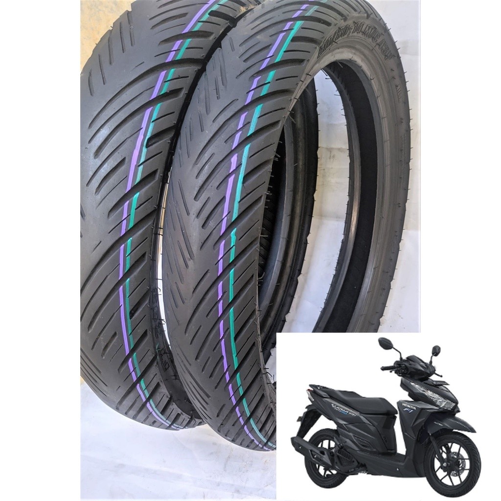 ASLI SEPASANG BAN VARIO 150 UKURAN 90/80 DAN 100/80 TUBLES FEDERAL FT 293 TERJAMIN