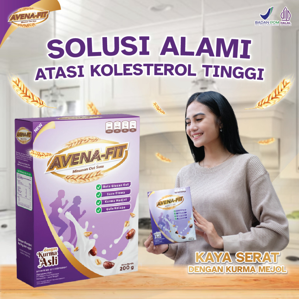 

Avenafit Susu Oat Rasa Kurma Medjool untuk Menjaga Jantung tetap Sehat dan Menurunkan Kolesterol Secara Alami Tanpa Efek Samping