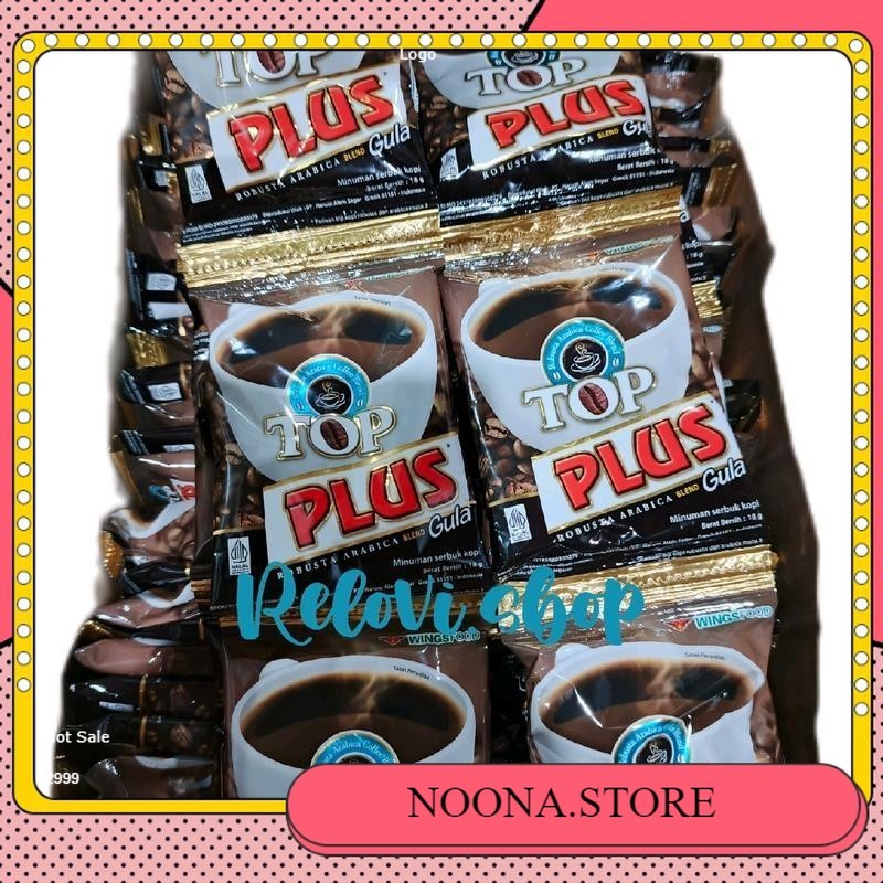 

TOP Kopi Plus 1 Renceng 10sct Coffee