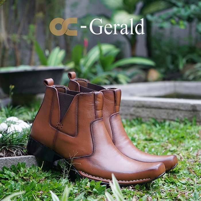 SEPATU PANTOFEL PRIA KULIT ASLI SEPATU PANTOFEL PREMIUM OC-GERALD