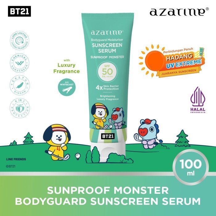 [COD] AZARINE - Azarine Body Guard Moisturizer Sunscreen Serum 100ml
