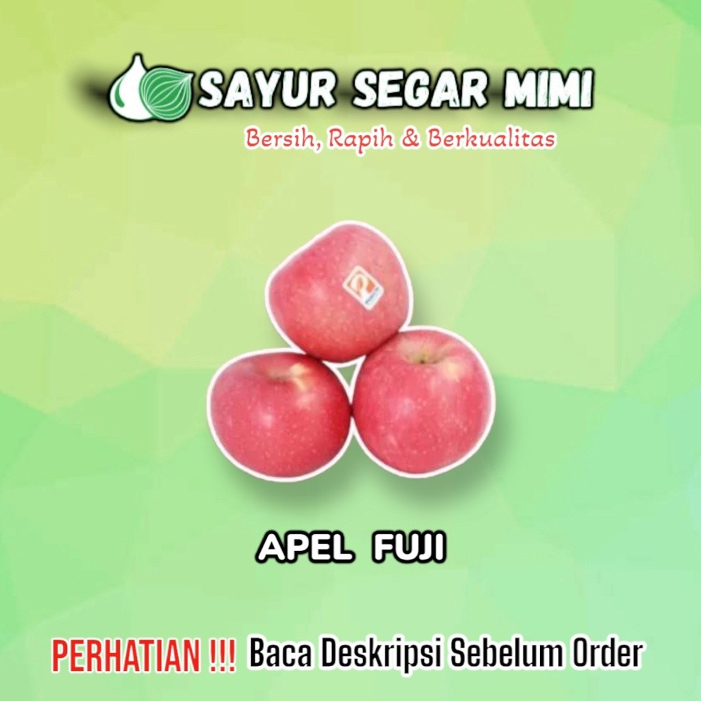 

Apel Fuji 1KG - Sayur Palembang