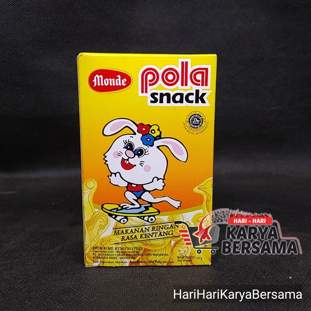 

MAKANAN RINGAN BISKUIT MONDE POLA SNACK 25GR