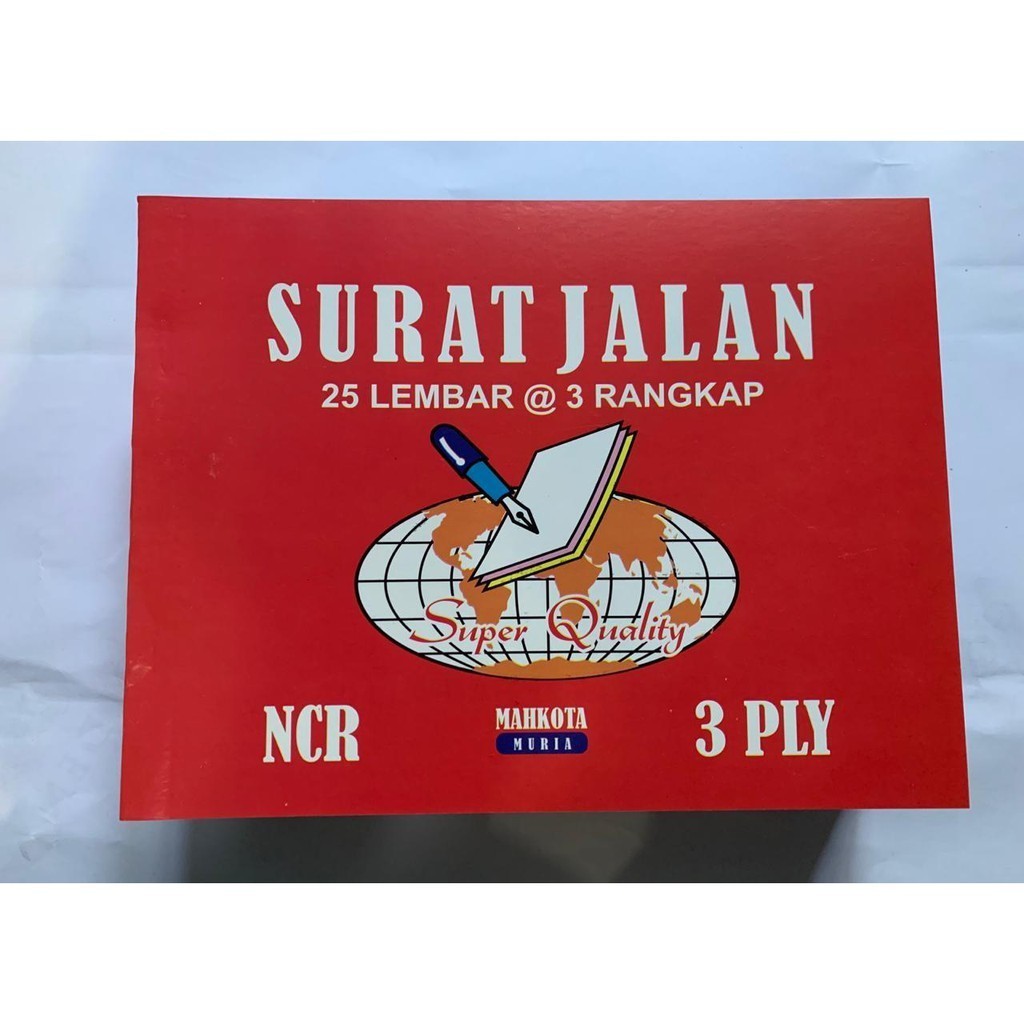 

SURAT JALAN 3 PLY NCR, SURAT JALAN RANGKAP 3 UKURAN BESAR