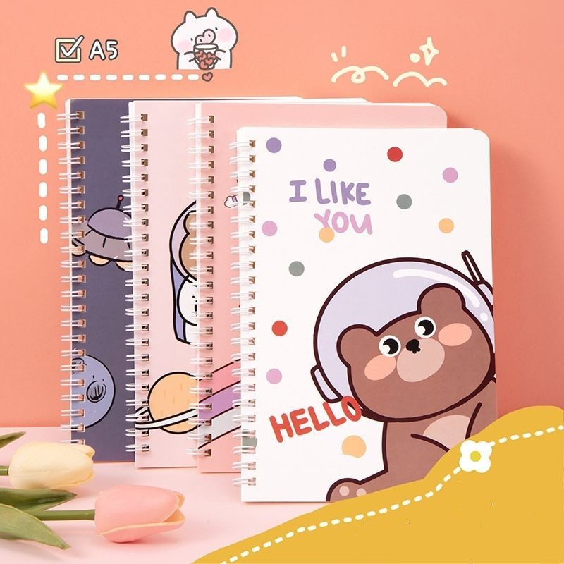 

Buku Catatan Lucu/Buku Catatan Spiral/ Buku Tulis A5 /Notebook A5/Buku Tulis Sekolah isi 60 lembar