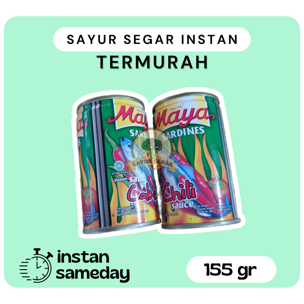 

Sarden Saus Cabe Maya 1 kaleng