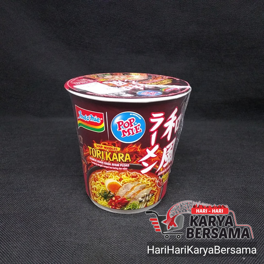 

MIE INSTAN POP MIE SOUP NOODLES TORIKARA 70GR