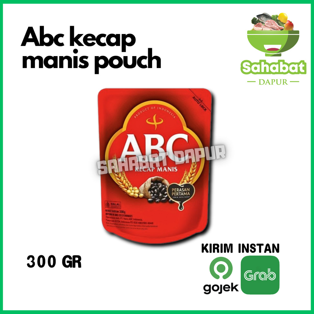 

Kecap Manis Abc Pouch 300gr - Sahabatdapur